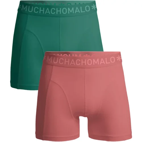 Muchachomalo Jongens 2-pack boxershorts effen