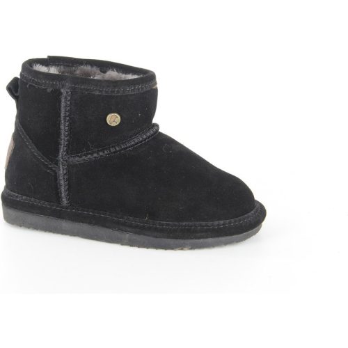 Warmbat Wallaby boot black meisjes enkellaarzen