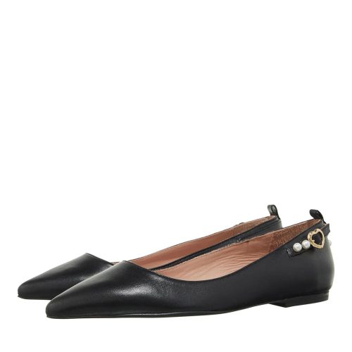 Love Moschino Loafers – Pearls Ballerina in zwart