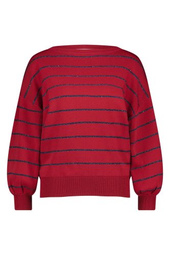 Studio Anneloes Female Truien Farah Stripe Lurex Pullover 11784