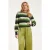 Smashed Lemon 24615 groene zigzag gebreide top