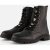 Muyters Muyters Veterboots Fur zwart Leer