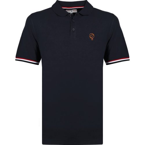 Q1905 Polo shirt bloemendaal donker