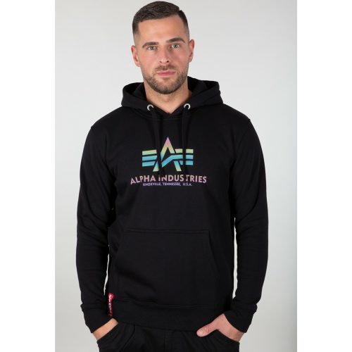 Hoodie Alpha Industries Basic Rainbow Ref. Print