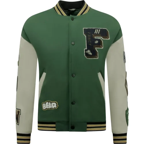 Enos Oversized letterman jas 8633