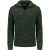 No Excess Pullover half zipper high neck 3 co dark green