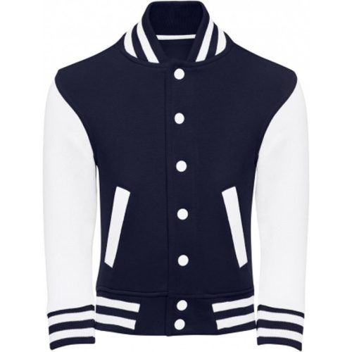 SG Childrens/kids ringspun cotton varsity jacket