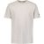 No Excess T-shirt korte mouw ronde hals met streep cream