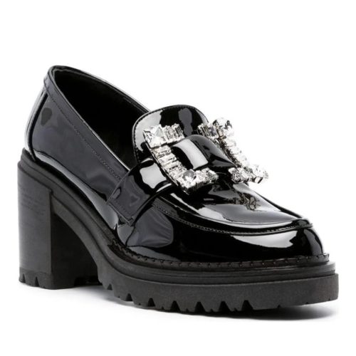 sergio rossi Loafers – Flat shoes Black in zwart