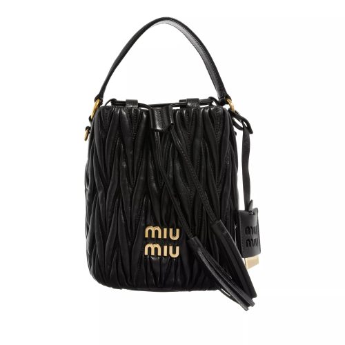 Miu Miu Bucket bags – Mini Bucket Bag Matelasse in zwart