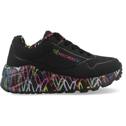 Skechers Uno lite lovey luv 314976l/bkmt