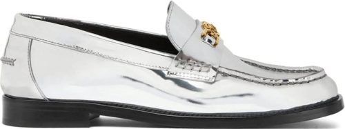 Versace Loafers – Flat shoes Silver in zilver