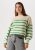 Co&apos;Couture Trui Dames Coralie Crop Stripe O-knit