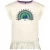 B.Nosy Meisjes t-shirt met pauw print en fraanjes cotton