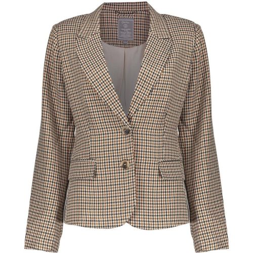 Geisha 45523-10 720 blazer check sand/black/brown