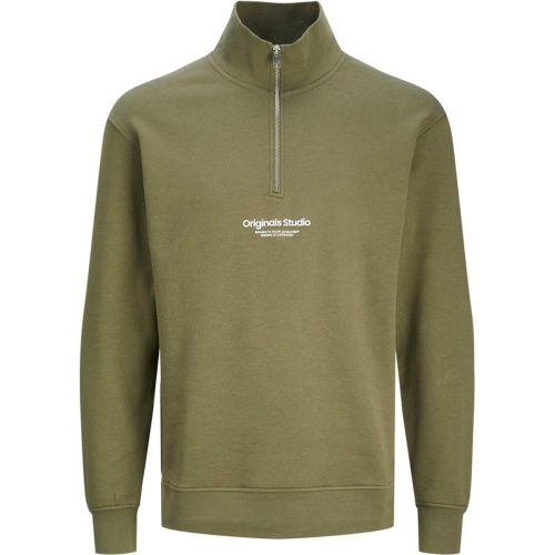 Jack & Jones Jorvesterbro sweat quarter zip hn n army