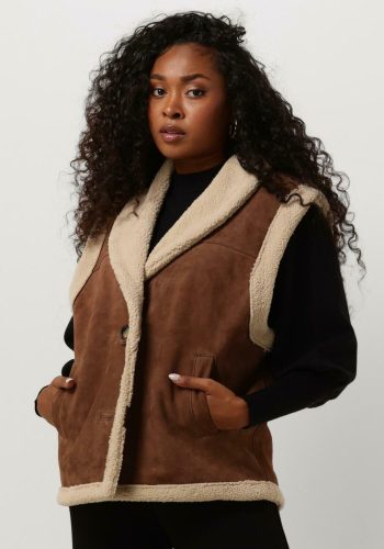 JANICE Gilets Dames Lammy Vest Dames Justin Suede