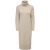 Only Onlbrandie ls rollneck dress knt n beige