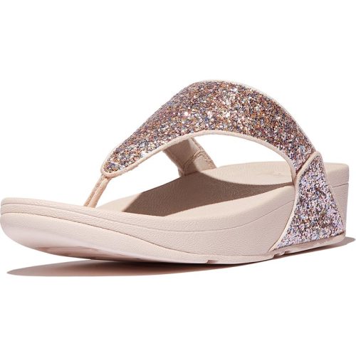 FitFlop Lulu multi-tonal glitter toe-post sandals