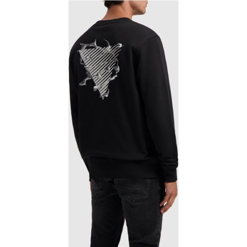 Pure Path Liquid metal logo sweater