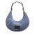 Karl Lagerfeld Jeans Hobo bags – Tech Leather Small Half Moon in blauw