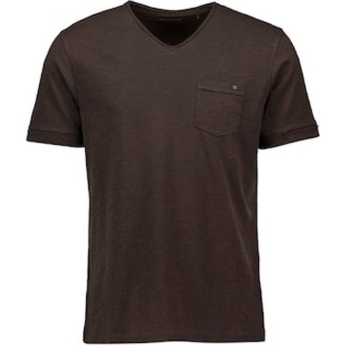 No Excess 23340303 t-shirt v-neck slub