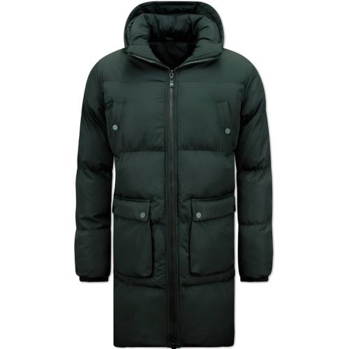 Local Fanatic Lange puffer winterjas met capuchon 3361