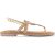 Lazamani ladies sandals strass gold platte sandalen dames