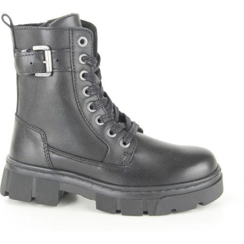 Bullboxer Aox501e6l blackb meisjes veterboots