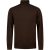 No Excess Pullover rollneck 2 coloured melang brown