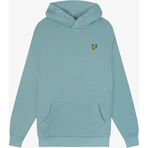 Lyle and Scott Jongens hoodie blue smoke