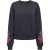 Only Onlcallie l/s o-neck embroidery swt black/bouquet