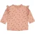 Quapi Newborn baby meisjes shirt cecile aop brown soft hearts