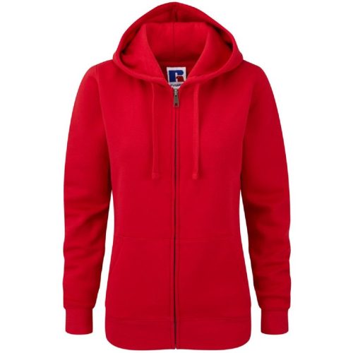 Russell Athletic Dames premium authentieke hoodie met rits (3-laagse stof)