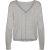 Vero Moda vmglory ls v-neck 2way cardigan ga 10310527 light grey melange