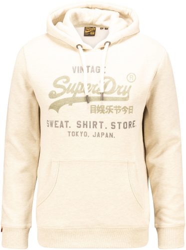 Superdry Hoodie Heritage Relaxed Wit heren