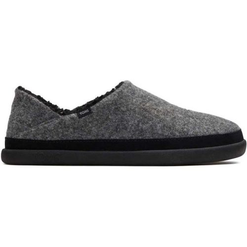 Toms Ezra smoke grey repreve two tone felt 10016808 pantoffel