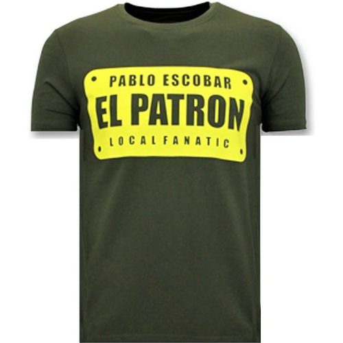 Local Fanatic T-shirts met print pablo escobar el patron