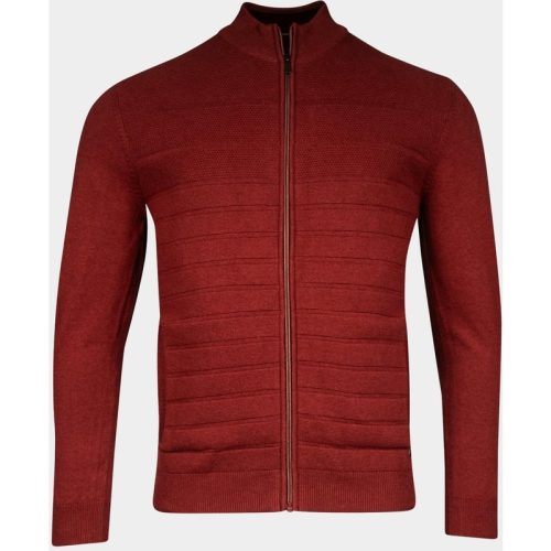 Baileys Vest Rood Cardigan Zip 422049/365