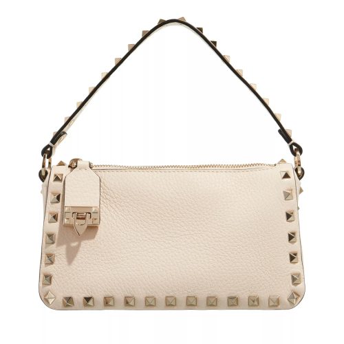 VALENTINO Hobo bags – Small Shoulder Bag Rockstud in crème