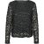 Vero Moda Vmelga ls short boatneck glitter to antraciet