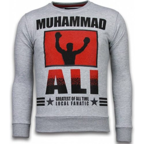 Local Fanatic Muhammad ali rhinestone sweater