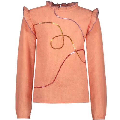 B.Nosy K3 meisjes shirt billie peach