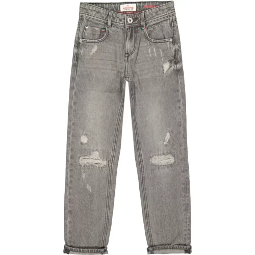 Vingino Jongens jeans straight fit peppe carpenter light grey