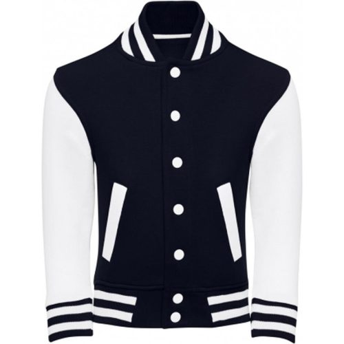 SG Childrens/kids ringspun cotton varsity jacket