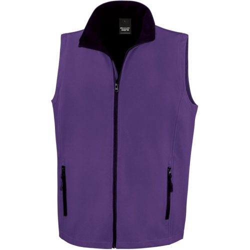 Result Herenbedrukbare softshell-bodywarmer