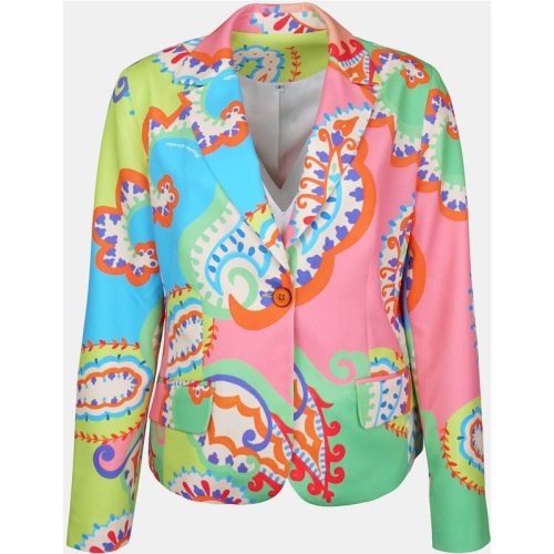 Mucho Gusto Blazer lesbos paisley