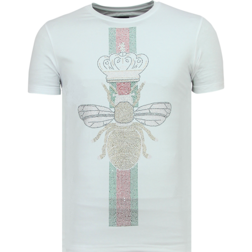 Local Fanatic King fly glitter vette t-shirt