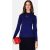 William de Faye Funnel neck blauw