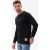 Ombre heren sweater klassiek e185